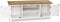 vidaXL - Tv-meubel - 120x35x48 - cm - massief - eikenhout