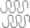 Haak voor ophanging Metaltex Lonardo Verchroomd Metaal 6,5 cm 6 Onderdelen