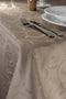 KOOK Tafelkleed Damast - Taupe - 140/240cm