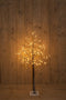 Verlichte bruine lichtboom - berkenboom 130cm met 120 led lichtjes classic warm