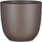 Mica Decorations Tusca Bloempot - 19x19x18 cm - Keramiek - Grijs