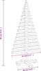vidaXL - Kerstdecoratie - kerstboom - 90 - cm - massief - grenenhout