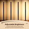 Coast Staande Lamp - Dimbaar - 3-Kleur - Bamboe - Retro - Voetschakelaar - LED - Vloerlamp