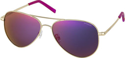 Polaroid 6012 - Zonnebril - Gepolariseerd - Goud/Paars