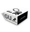 Metalmorphose sleutelhanger hond bulldog zwart Guarding