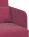 vidaXL - 2-in-1 - Sofa - Bed - Wijnrood - 65x80x83 - cm - Velvet