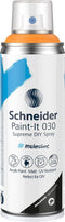 Schneider spuitbus verf - Paint-it 030 - DIY spuitverf - acrylverf - 200ml - licht oranje - S-ML03050108