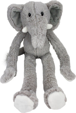 Happy Pet Swingin Safari - Hondenknuffel Olifant - Superzacht pluche met piepers - 48x15x13 cm