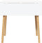 vidaXL - Eettafel - massief - hout - naturel - rubber