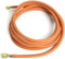 Sievert gasslang - 3/8L-3/8L draaibaar - 2m - diam 4mm - oranje