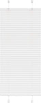 vidaXL - Plissé - rolgordijn - 60x150 - cm - stofbreedte - 59,4 - cm - polyester - wit