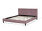 FITOU - Tweepersoonsbed - Roze - 180 x 200 cm - Fluweel