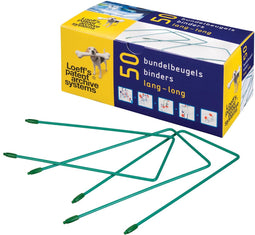 Loeff's bundelbeugel, lengte: 180 mm, groen, doos van 50 stuks