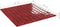 vidaXL Mozaïektegels 11 st zelfklevend 30x30 cm glas rood