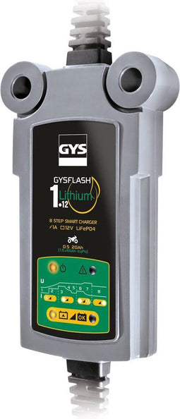 GYS - GYSFLASH LITHIUM 1.12 - Acculader 12 V 1 A - IP65