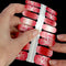 LAUED Nagelstickers - Nail Wraps - 16 Extreem Dunne Nagellak Stickers - Manicure Nail Art Folie - Tatoo Statement