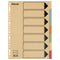 Esselte - tabbladen voor ft A4 karton 7 tabs 23 perforatiegaten
