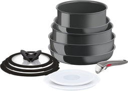 Tefal Ingenio Renew - Pannenset - 11-delig - Keramisch - PFAS-vrij - Inductie - Stapelbaar (11-delig)