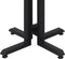 vidaXL - Bartafel - rond - Ø55x110 - cm - massief - gerecycled - teakhout