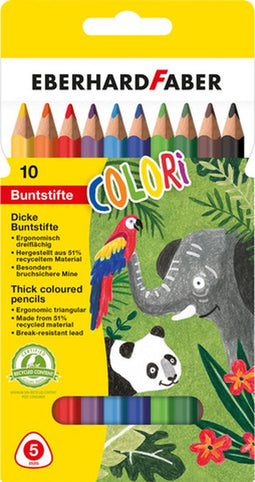 Eberhard Faber kleurpotloden - Colori - 10 stuks - Jumbo - EF-511409