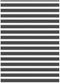 vidaXL - Zebra - rolgordijn - 165x230 - cm - stofbreedte - 160,9 - cm - zwart