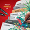 Sharpie Creative Marker Acrylverfmarkers | Brushtip | Verfmarkers op waterbasis | Inkt loopt niet door en geschikt voor de meeste oppervlakken | Diverse kleuren | 5 stuks
