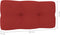 vidaXL - Palletkussens - 2 - st - stof - rood