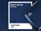 Ögon Designs Stockholm V2.0 Aluminium Creditcardhouder - Navy blauw
