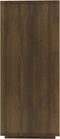 vidaXL - Dressoir - 120x30x75 - cm - bewerkt - hout - bruin - eikenkleur