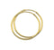 Marie-Celeste - Oorringen - Ronde buis 1,5 mm - 9 karaat - Geel