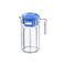 Pot met Deksel en Doseringdispenser La Mediterránea Crossfire Glas (6 Stuks)