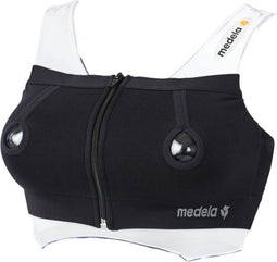 Medela Easy Expression Bustier - Kolfbh handsfree met antislip - Maat M - Zwart