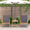 vidaXL - 3-delige - tuin - lounge - set - met - kussens - van - massief - acaciahout