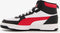 PUMA Rebound JOY - Hoge sneakers - SoftFoam+ inlegzool - White/ForAllTimeRed/Black - Maat 45