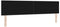 vidaXL - Hoofdbord - met - Knopen - Geweven - Donkergrijs - 200 - cm - Stof