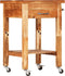 vidaXL - Keukentrolley - 55x55x89 - cm - massief - acaciahout