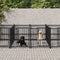 vidaXL - Hondenkennel - voor - buiten - 11,26 - m² - staal