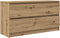 vidaXL - Tv-meubel - 100x35x54 - cm - bewerkt - hout - artisanaal - eikenkleurig