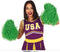 Fiestas Guirca - Pom-pom set - Compleet je cheerleader outfit - Groen (2 stuks)