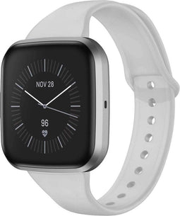 iMoshion Bandje Geschikt voor Fitbit Versa Lite / Versa 2 - iMoshion Siliconen bandje - Lichtgrijs