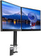 Iiyama DS1002C-B1 - Bureausteun voor 2 monitoren tot 30 inch - Verstelbare hoogte en kantelbaar (2 stuks)