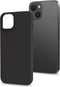 Celly Cromo Siliconen hoesje - Geschikt voor Apple iPhone 15 - TPU Back Cover - Microfiber - Zwart