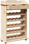 vidaXL - Wijnrek - 90x60x30 - cm - Massief - Dennenhout