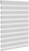 vidaXL - Zebra - rolgordijn - 105x150 - cm - stofbreedte - 100,9 - cm - lichtgrijs