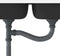 vidaXL - Gootsteen - met - dubbele - bak - 800x600x155 - mm - roestvrij - staal - zilver