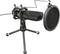 Trust GXT 232 Mantis - USB-microfoon - Schokdemping en popfilter - Zwart