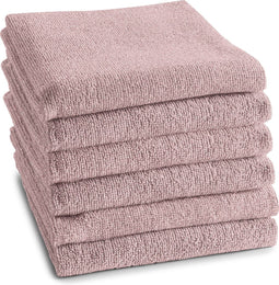DDDDD - Keukendoek - 50x55 cm - Pastel Roze - Set van 6 stuks