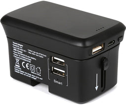 RealPower TravelCharge-4k - Powerbank 4000mAh - Zwart
