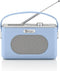Swan Draagbare Retro Radio DAB+ - Blauw - met Bluetooth