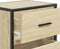 vidaXL - Nachtkastjes - 2 - st - wandgemonteerd - 40x31x39,5cm - sonoma - eikenkleur